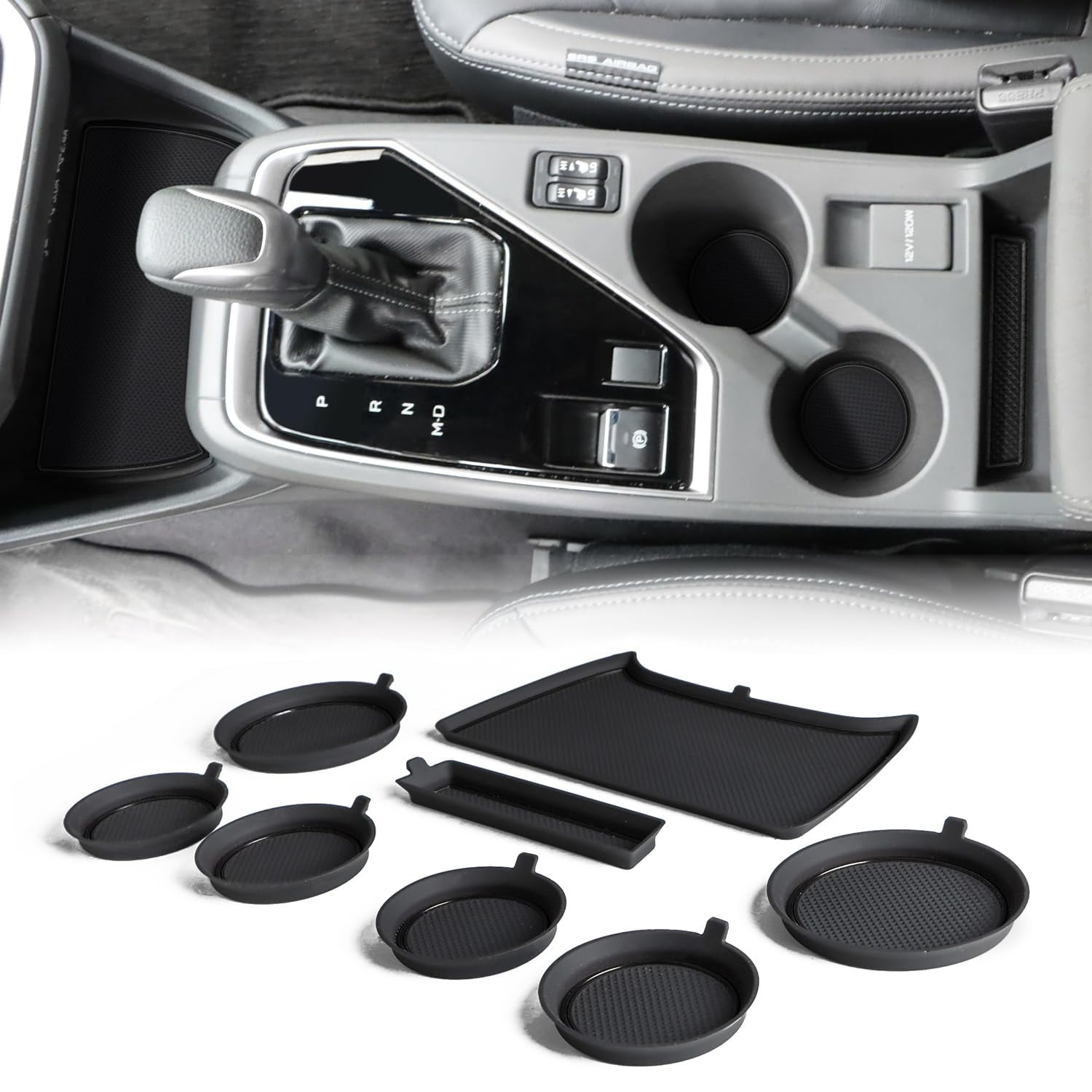 Auovo Cup Holder Inserts Liners Compatible with Subaru Crosstrek 2024