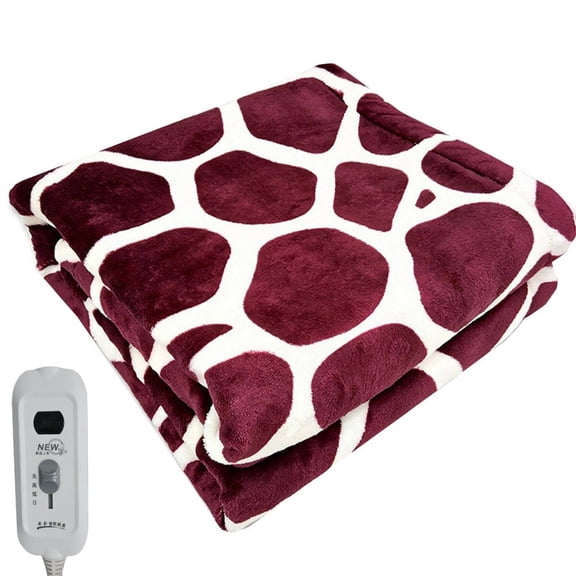 Auq Heated Blanket Soft Glow Blanket Warm Blankets For Winter Perfect For Kids Weighted Blanket