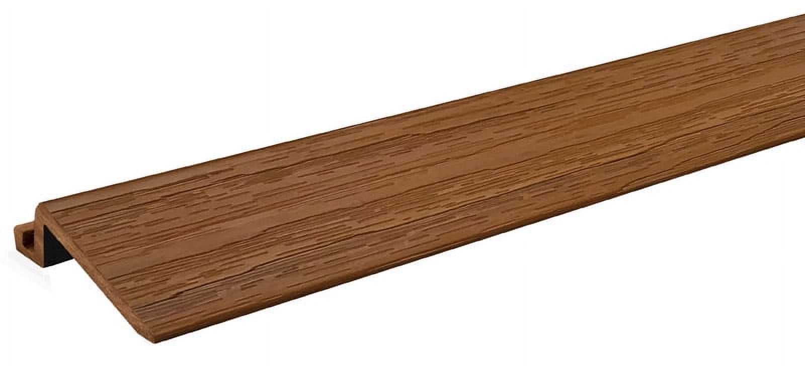 Aura Honey Teak Prefinished Outdoor Floor Transition
