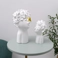 thumbnail image 1 of Aura Abstract Sculptures Decoration Resin Office Figurine Gift Home Decor Statues(White), 1 of 5