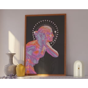 Aura Art Print Retro Psychedelic Y2K Dorm Decor