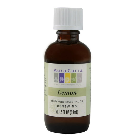 Aura Cacia 100% Pure Essential Oil Lemon -- 2 fl oz