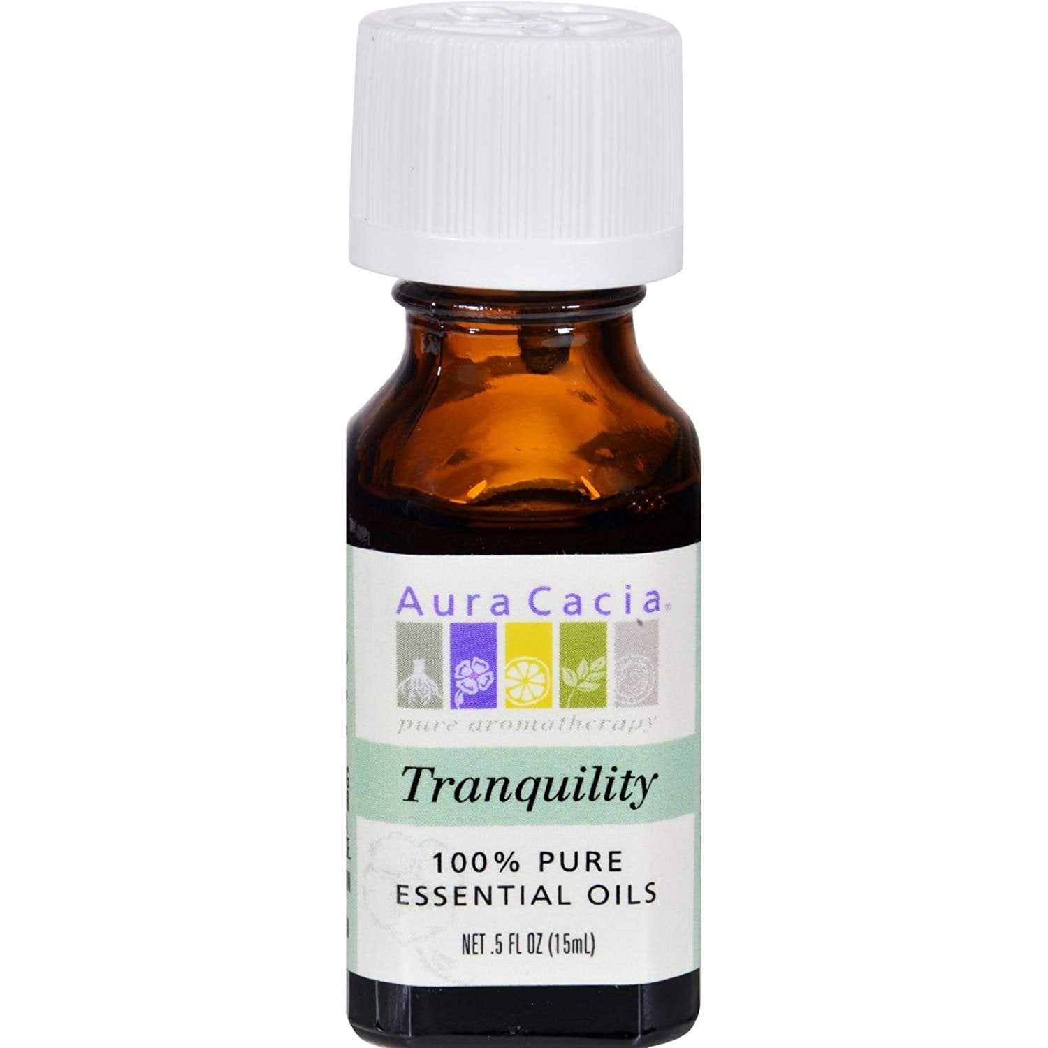 Aura Cacia 100% Pure Essential Oil w/ Aromatherapy Tranquility, 5oz, 3-Pack