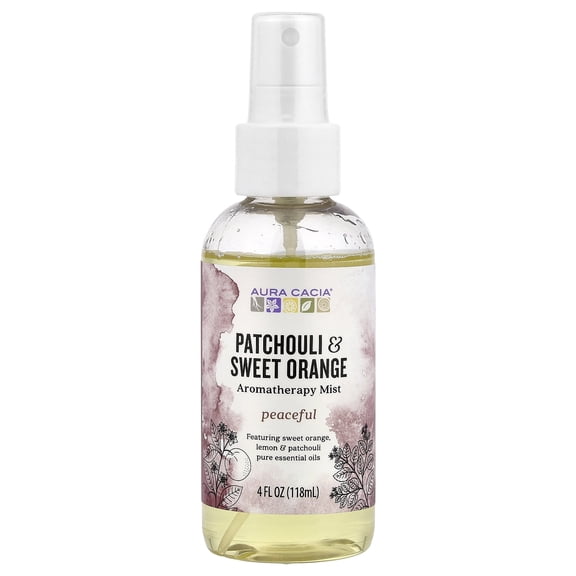 Aura Cacia Aroma Mist Patchouli/Ornge 4oz