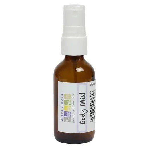 Aura Cacia Amber Mist Bottle with Writable Label 2 oz Bottle