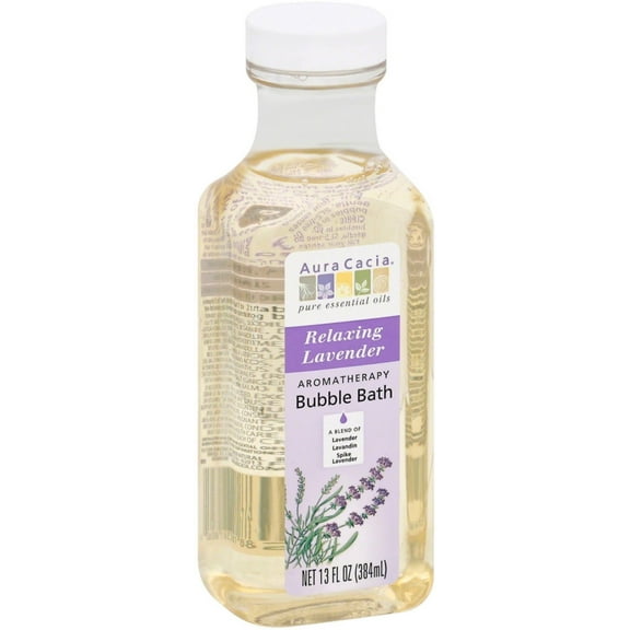 Aura Cacia Aromatherapy Bubble Bath, Relaxing Lavender 13 oz (Pack of 3)