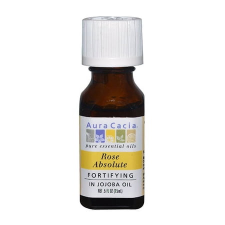 Aura Cacia Aromatherapy Precious Essentials Oil Roman Chamomile With Jojoba - 0.5 Oz, 2 Pack