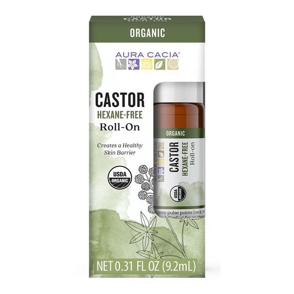 Aura Cacia Castor Roll-On 0.31 Fl. Oz.