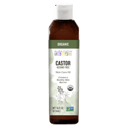 Aura Cacia Certified Organic Castor Skin Care Oil, 16 fl oz