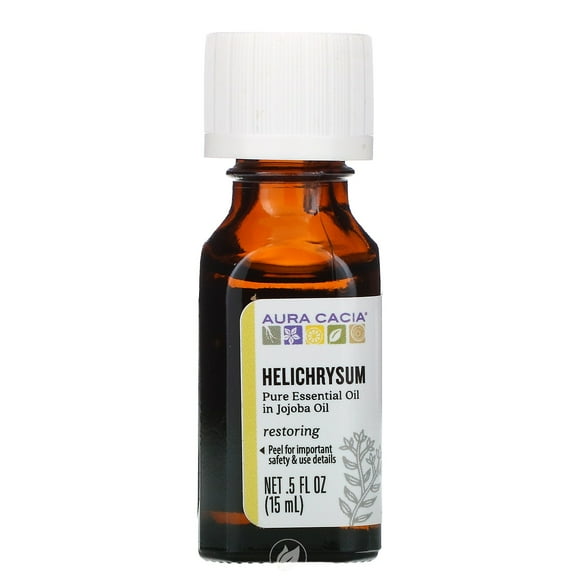 Aura Cacia #Ess Oil Helchrysm Jojoba .5oz