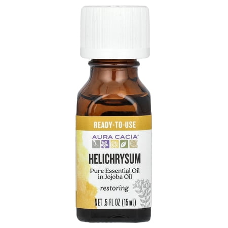 Aura Cacia #Ess Oil Helchrysm Jojoba .5oz