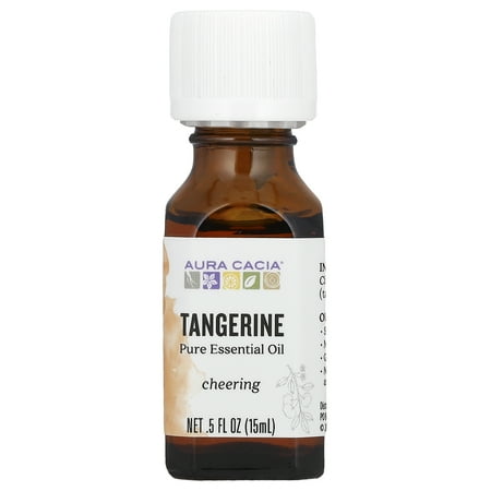 Aura Cacia Essential Oil Tangerine 0.5 fl oz Liquid