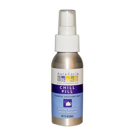 Aura Cacia Essential Solutions Mist Chill Pill - 2 Oz, 3 Pack