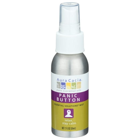 Aura Cacia Panic Button Aromatherapy Room Mist | 2 fl. oz.