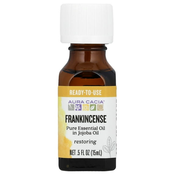 Aura Cacia Frankincense In Jojoba Oil 0.5 fl. oz.
