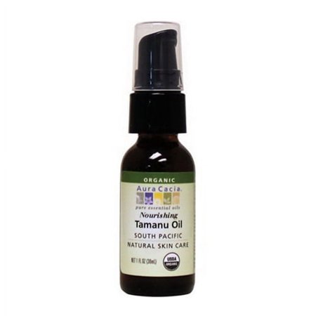 Aura Cacia Organic Skin Care Tamanu Organic Oil Bottle - 1 Oz, 6 Pack