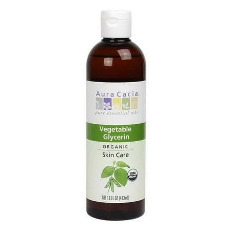 Aura Cacia Organic Vegetable Glycerin Skin Care, 16 Oz, 2 Pack