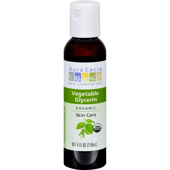 Aura Cacia Organic, Skin Care Oil, Vegetable Glycerin, 4 fl oz (118 ml)