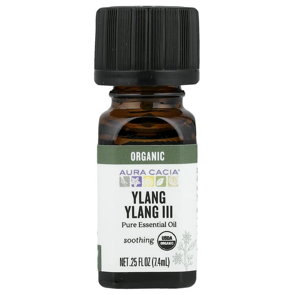 Aura Cacia Organic Essential Oil - Ylang Ylang - .25 oz