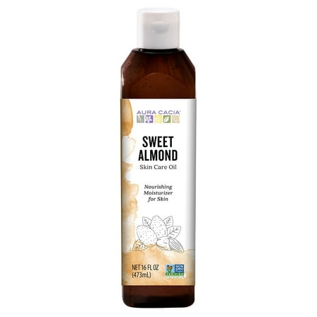 Aura Cacia Sweet Almond Skin Care Oil, 16 fl oz