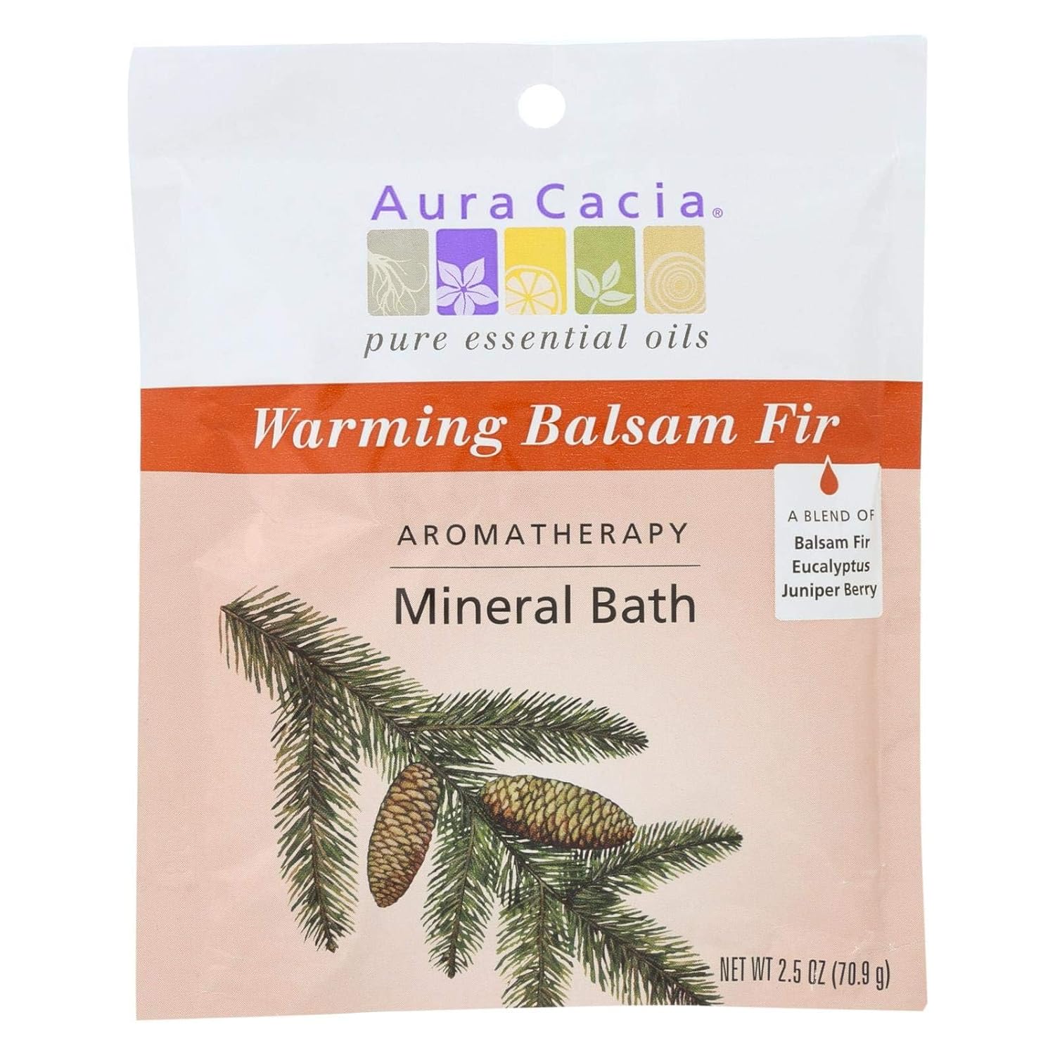 Aura Cacia Soothing Heat Aromatherapy Mineral Bath Salt, 2.5 Ounce 6