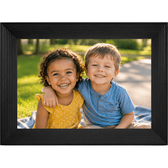 Aura Cooper 10.1" WiFi Digital Picture Frame, Black, AF900, Free Unlimited Photo & Video Storage