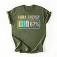 thumbnail image 1 of Aura Energy at 67 Funny Six Seven Meme Gen Alpha Slang T-Shirt, Multicolors, Size S-5XL, 1 of 5