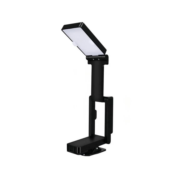 CATUOR Desk Lamp, Desk Accessories, Rechargeable Cordless Table Lamp, Foldable Mini Lamp and Portable, 3-Color Dimmable Small Light for Bed, Nail Lamp, White