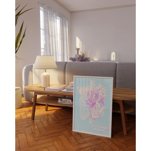Aura Gradient Funky Poster Unframed Paper Print