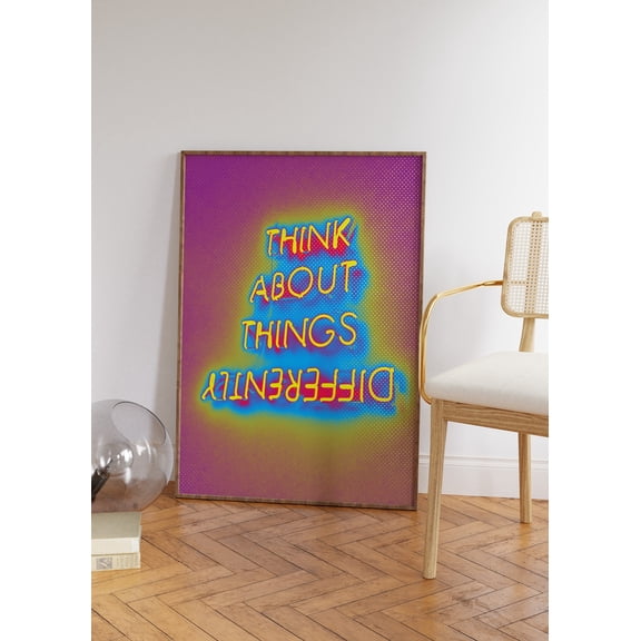 Aura Gradient Spiritual Poster Unframed Paper Print