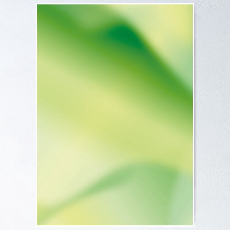 Aura Green Yellow Gradient Poster- Unframed Poster | Wall Art | Perfect ...