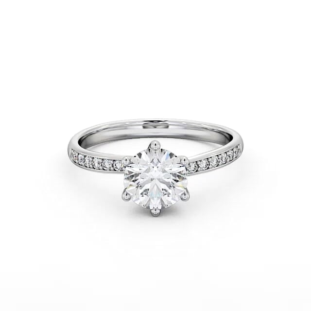 YAZILIND Cubic Zirconia Ring - Platinum Plated, Simple Elegant Style For Women