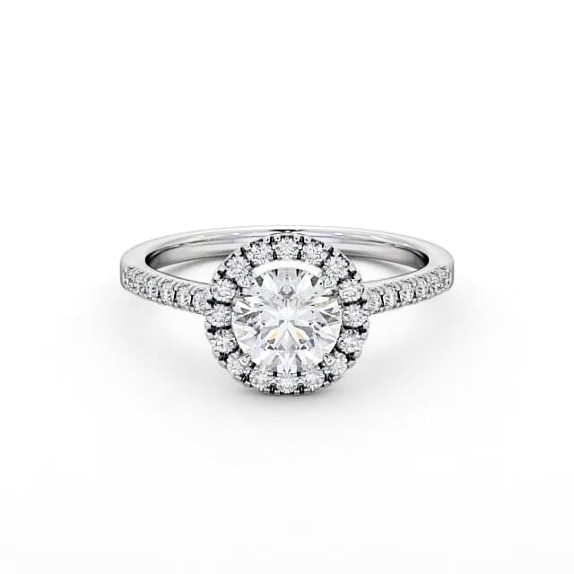 Aura Jewel 14K White Gold Plated Ring – 1.7 Ct Lab Created Diamond