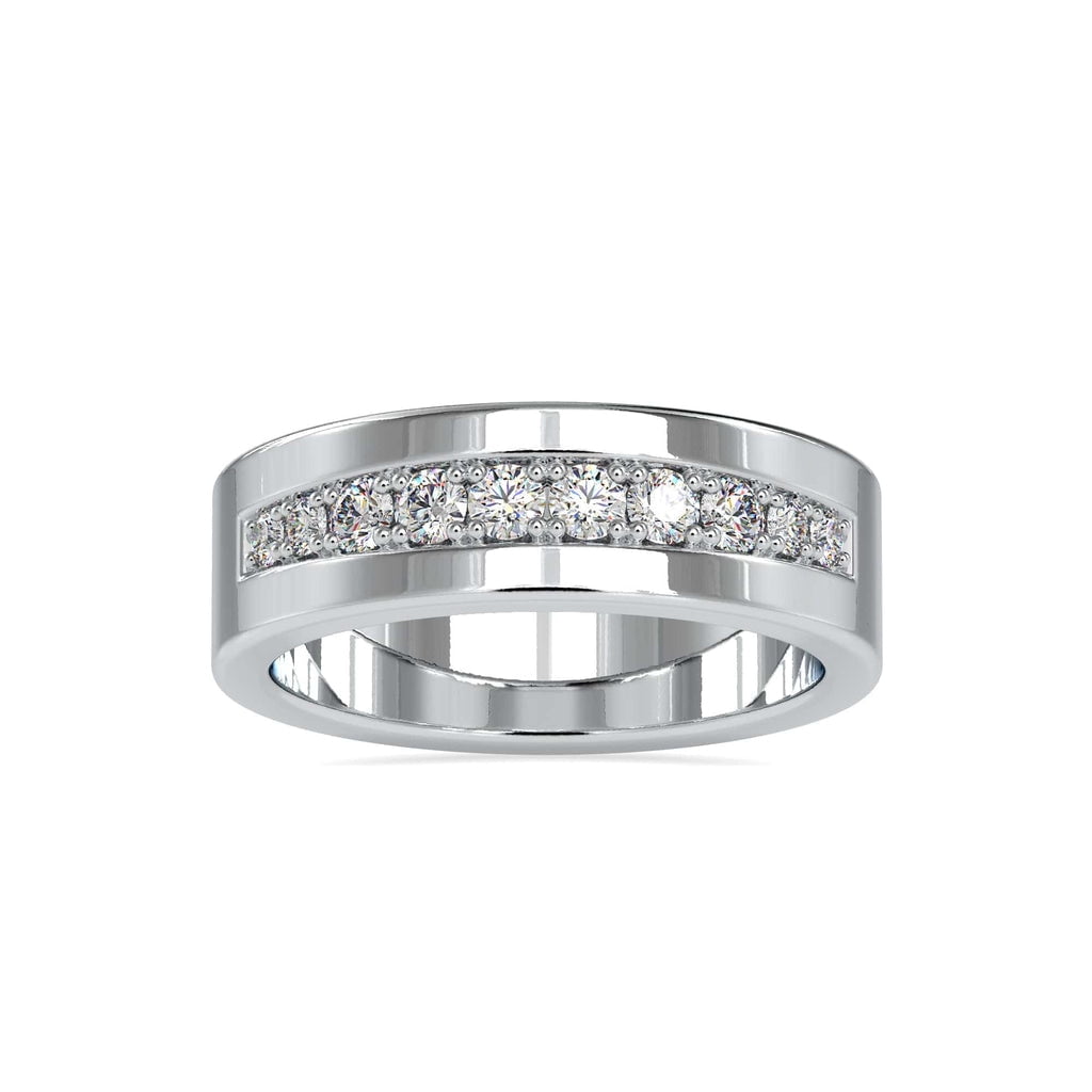 Aura Jewel 14K White Gold Plated Ring - 1.8 Ct Round Cut Diamond Ring ...