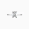 thumbnail image 1 of Aura Jewel 14K White Gold Plated Wedding Ring - 1.9 Ct Radiant Cut Diamond Engagement Ring - Solitaire Anniversary Ring for Women's - Solitaire Daily Wear Diamond Ring - Party Wear Diamond Ring, 1 of 3