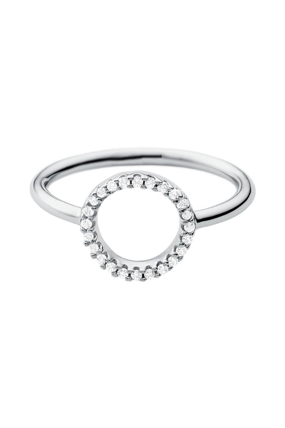 Stunning 1.6 Ct Round Cut Diamond Engagement Ring - Lab-Created Simulated Diamond - 14K White Gold Plated Rings - Perfect Proposal Ring - Wedding Jewelry Gift for Her - Anniversary Ring