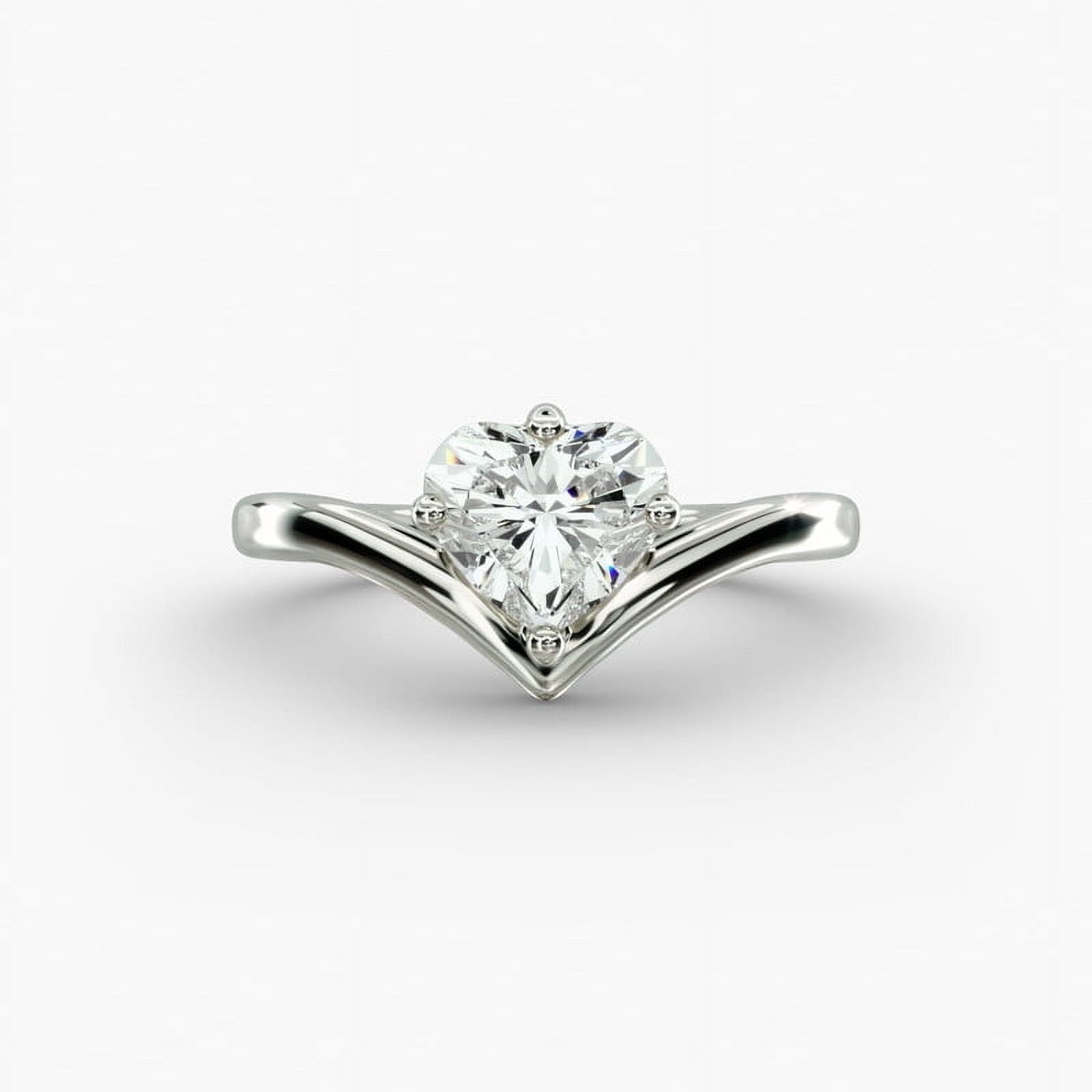 1 Ct Moissanite Engagement Ring For Women - Round Cut, Twisting Infinity Design In Sterling Silver