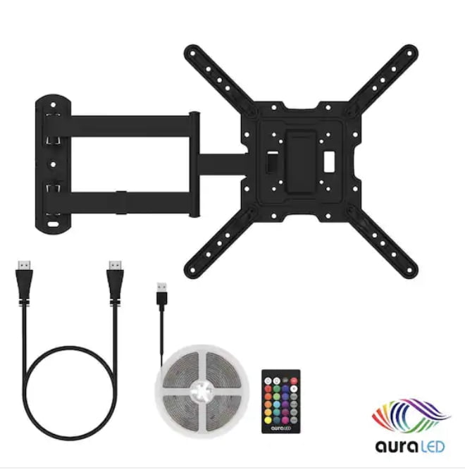 Aura LED Color TV Mount Combo Pack, Model 8307HD - Easy Install, Hang ...