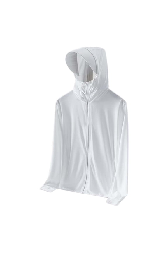 Sun Protection Rash Guard Jacket for Men - Fishing Shirts with UV Protection Hoodie