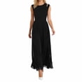 ROUND NECK ONE PIECE SOLID BLACK