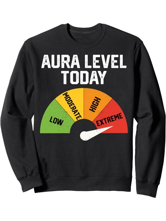 Aura Level Today Extreme Farming For Boys Sweatshirt