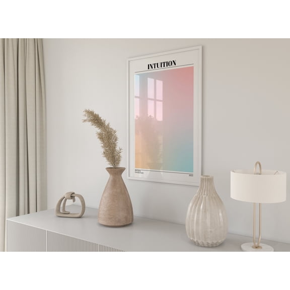 Aura Poster Aura Print Poster Aesthetic Manifestation Art 70S Home Decor Gradient Poster Art Spiritual Art Print Instant , Poster Print Only
