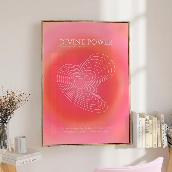 Aura Poster, Aura Print, Poster, Manifestation Art, 70S Home Decor, Gradient Poster Art, Spiritual Art Print, UNFRAMED PAPER POSTER, Home Decor, Vintage Gift, Living Room Dercor