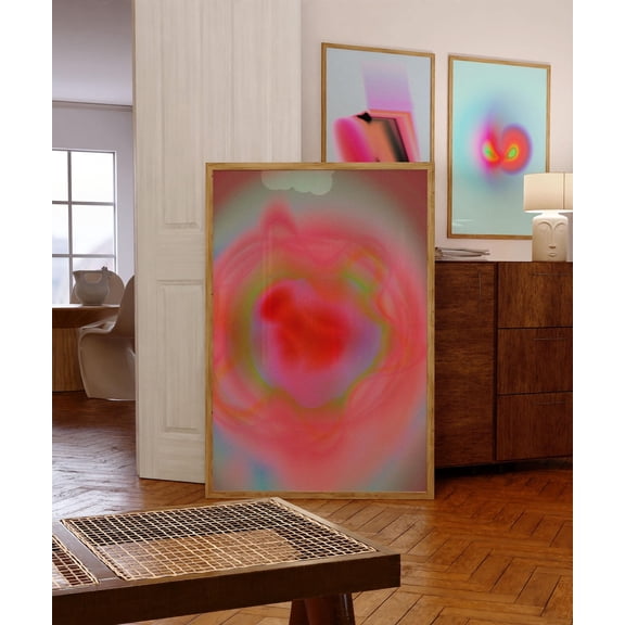 Aura Print: Grainy Gradient Spiritual Wall Art, Poster Only