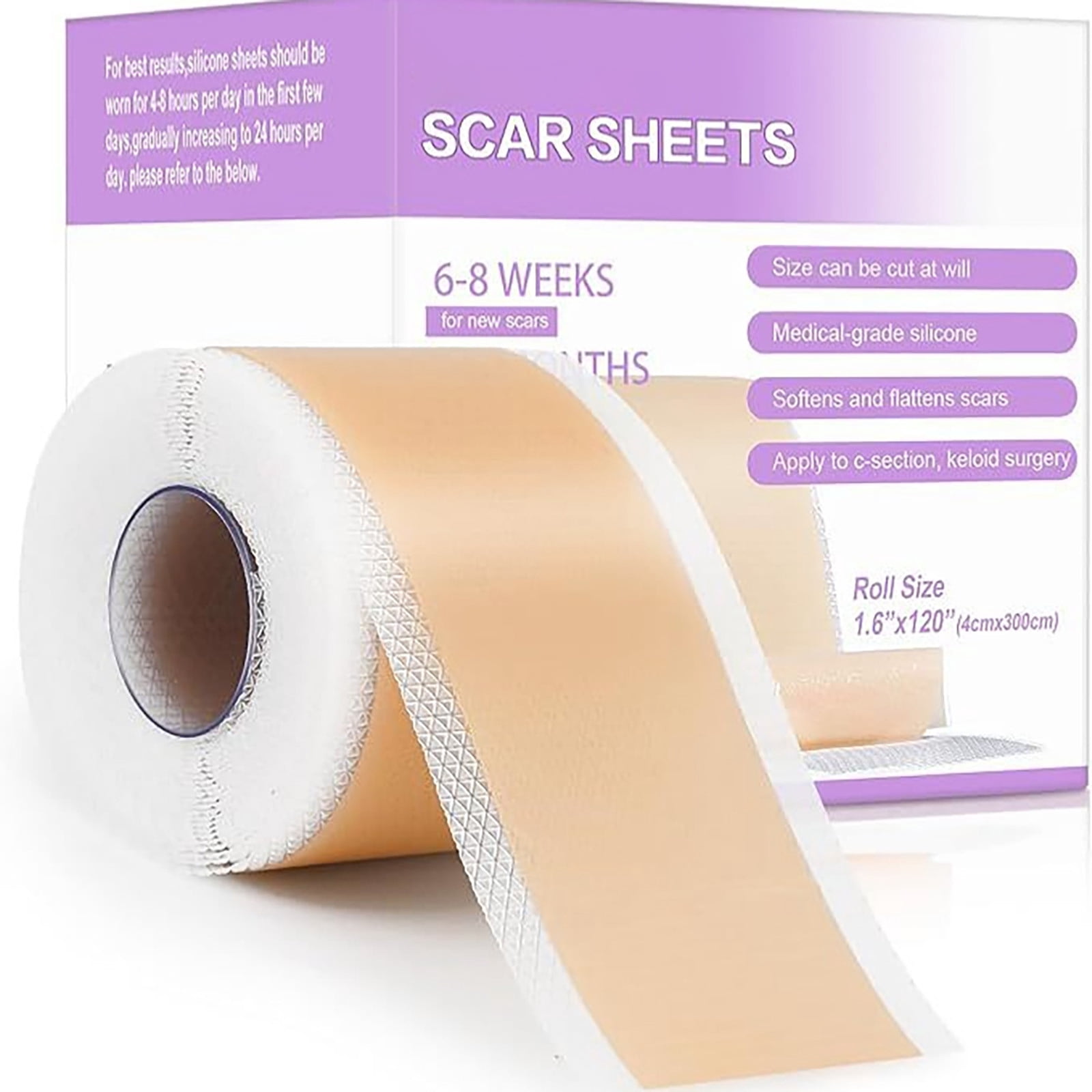 Aura Scar Hyperplasia Patch C Patch Silicone Gel Stretch Mark Scar ...