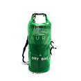 thumbnail image 1 of Aura Semi-Transparent Dry Bag and Backpack - Waterproof Dry Bag for Kayaking, Swimming, Beach, Rafting - Dry Storage Bag - Green - 10L, 1 of 6