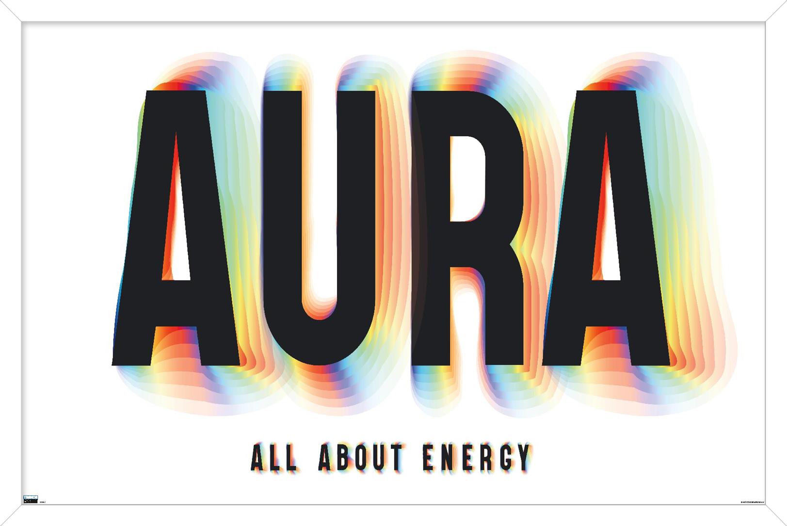Aura Wall Poster, 14.725" x 22.375" Framed