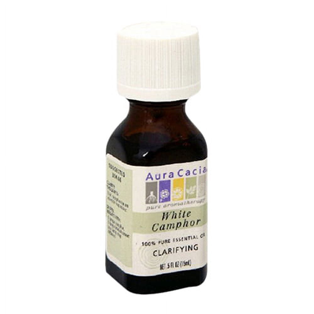 Aura cacia Essential Oil Camphor, White (cinnamonium camphora), 0.5 oz