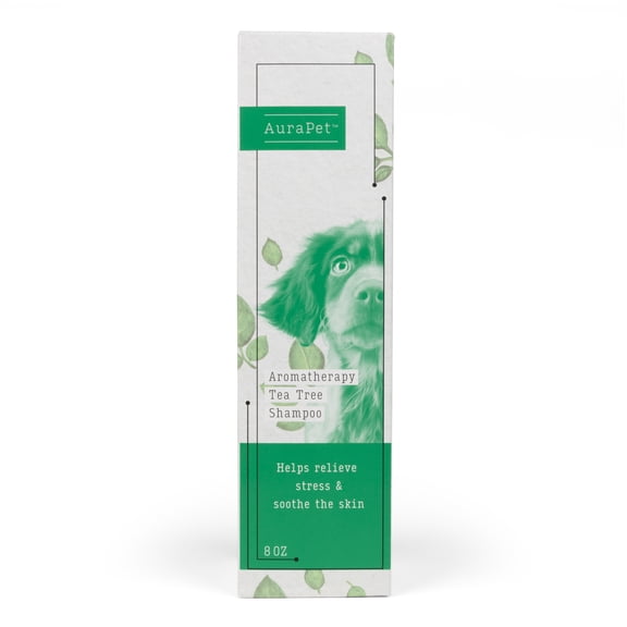 AuraPet Aromatherapy Tea Tree Shampoo for Dogs with Dry, Itchy Skin, 8 oz
