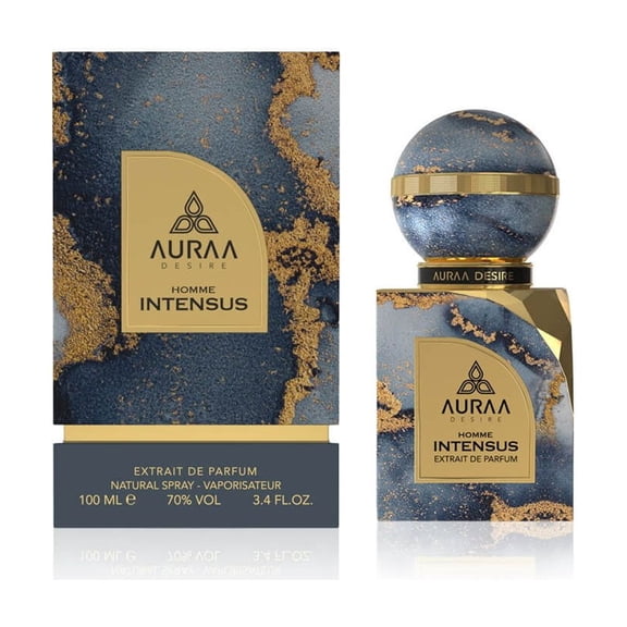 Auraa Desire Men's Homme Intensus Extrait de Parfum Spray 3.4 oz Fragrances 6290360831879
